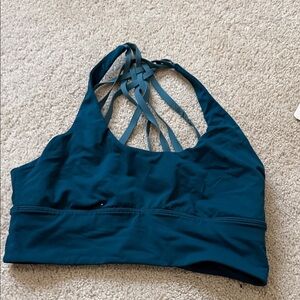 lululemon athletica Deep Blue Strappy Sports Bra